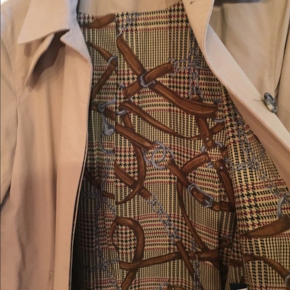 Chaps by Ralph Lauren short trench coat - Picture 2 of 5